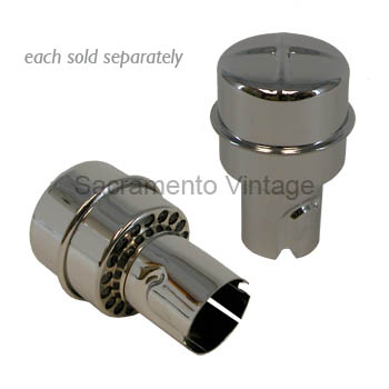 [05518-C] OIL FILLER/ BREATHER CAP- Chrome 1935-48