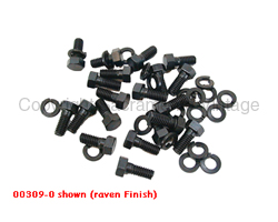 [00309] OIL PAN BOLT KIT- THICK HEADS - CAD PLATED 40 PCS 1928-34  
