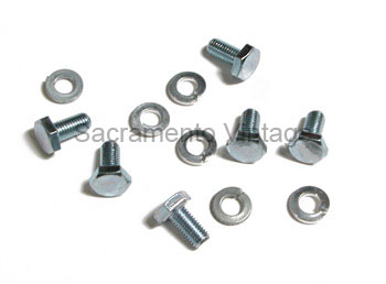[00310-3] OIL PAN CLEANOUT BOLTS and LOCKWSHRS 1928