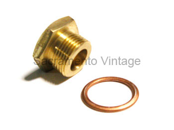 [00311-1] OIL PAN DRAIN PLUG- BRASS 1928  7/8-16"