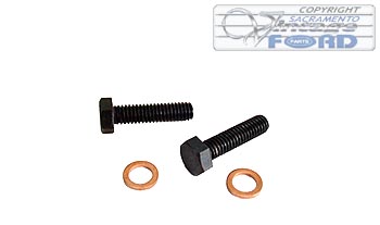 [00308] OIL RETURN BOLT KIT 4 PCS 1928-31 2 BOLTS 2 GASKETS