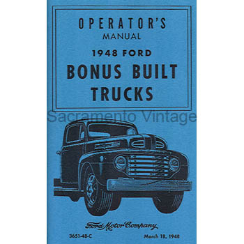 [09247-2] OPERATORS MANUAL 1948