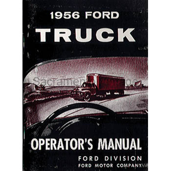 [09257] OPERATORS MANUAL 1956 F-100