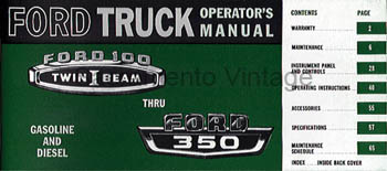 [09342-1] OPERATORS MANUAL 1966
