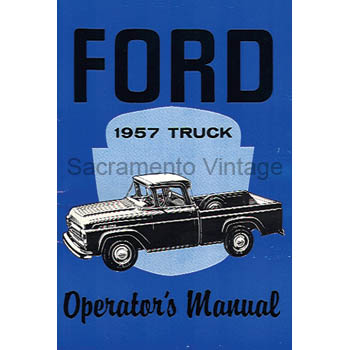 [09335] OPERATORS MANUALS 1957