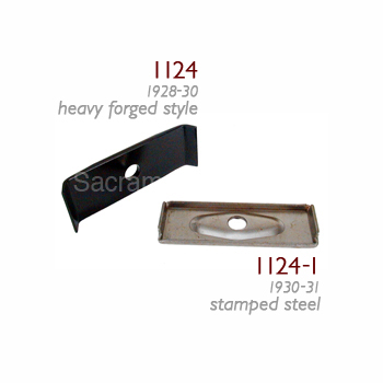 [01124] OUTER BACKING PLATE- 1926-29 HEAVY PLATE WITH CURVED ENDS