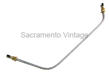 [00507-0] OUTSIDE CARBURETOR GAS LINE- LATE 1931 WITH  9/16" FITTINGS