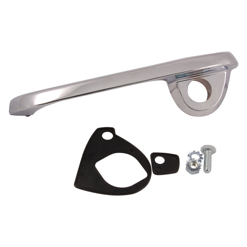 [208561] OUTSIDE DOOR HANDLE LEFT- NO BUTTON 1967-72