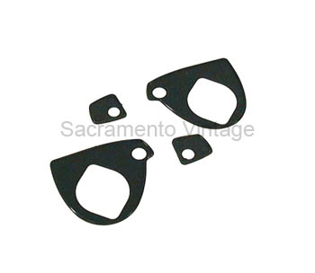 [208561-1] OUTSIDE DOOR HANDLE PADS 1967-72