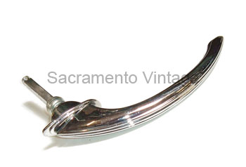 [06390-23] OUTSIDE DOOR HANDLE- CHROME convertible 1940
