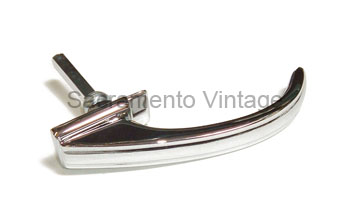 [06390-24] OUTSIDE DOOR HANDLE- CHROME PASSENGER 1946-47