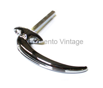 [06390-15] OUTSIDE DOOR HANDLE- CHROME 1936 DELUXE & 1937 PU 'CURVED HANDLE'