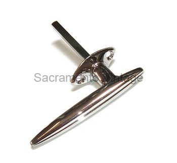 [06390-13] OUTSIDE DOOR HANDLE- CHROME PASSENGER 1935