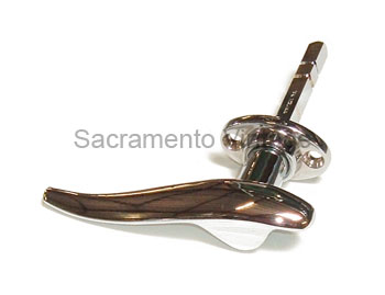 [06390-4] OUTSIDE DOOR HANDLE- CHROME RIGHT 1933-34