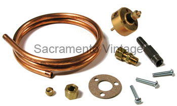 [03444] OUTSIDE OIL LINE KIT- 1909-25 POST, FITTINGS AND COPPER LINE