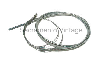 [07076] PARKING BRAKE CABLE 1948-52 FROM HANDBRAKE - NOW HEAVIER CABLE