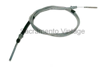 [07077] PARKING BRAKE CABLE 1953-56 PU WITH CONDUIT 110 INCH W.B.