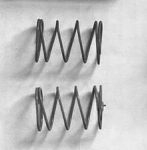 [07036-5] PARKING BRAKE OVAL SPREADER BAR SPRINGS (2) 1948-1966 PU- 49-59 CAR- 49-55 MERC