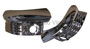 [497915] PARKING LAMP HOUSINGS - CAR 1951 CHROME PLATED LEFT AND RIGHT