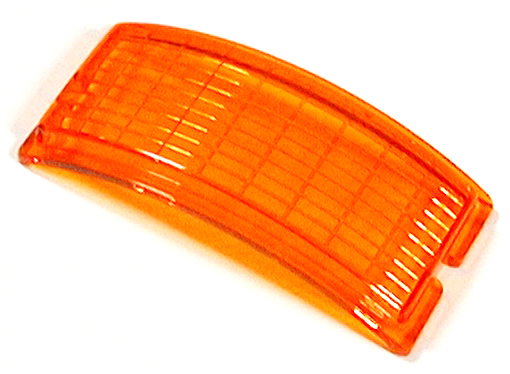 [07918-1-A] PARKING LAMP LENS AMBER 1948-50