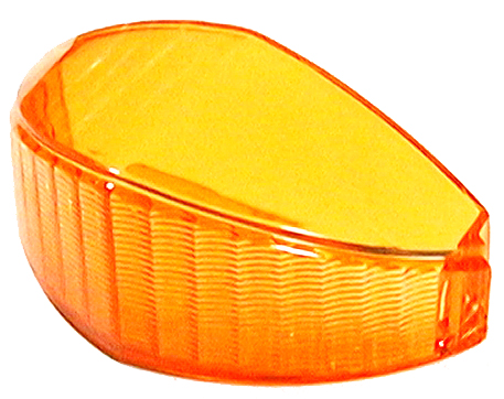 [07918-2-A] PARKING LAMP LENS AMBER 1951-52