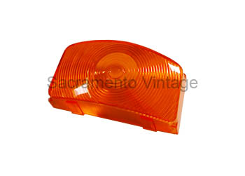 [07919-A] PARKING LAMP LENS- amber 1955-56