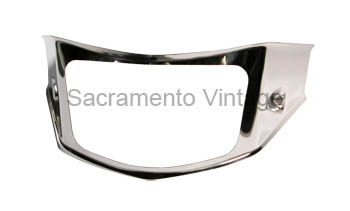 [07920-3] PARKING LAMP RIM- stainless 1956