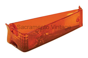 [207919-1] PARKING LIGHT LENS L.H AMBER 1970-72