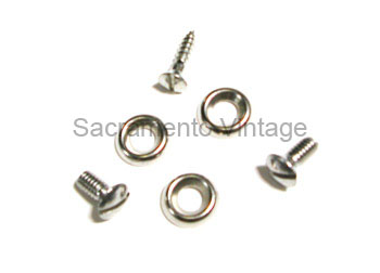 [00808-2] PEDAL PLATE MOUNTING HARDWARE 1928-31