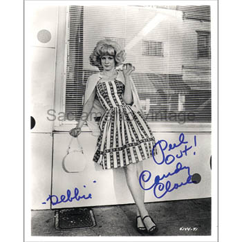 [09710-9-3] PHOTO- 8 x 10 DEBBIE HOLDING PURSE CANDY CLARK