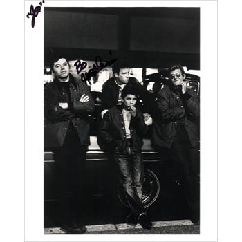 [09710-12-2] PHOTO- Bo Hopkins (group) 8x10 blk&white Autographed