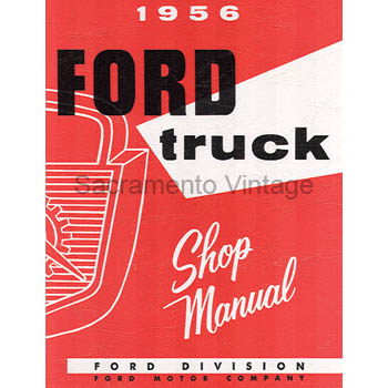 [09259-1] PICK-UP SHOP MANUAL 1956