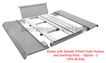 [08420-57-1] PICKUP BED KIT- smooth/stainless 1957-60