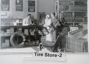 [01920-3] PICTURE- GOODRICH TIRE STORE DEALER FROM THE EARLY 20s