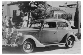 [01935-9] PICTURE-2DR.FLATBACK,3/4F/V 1935