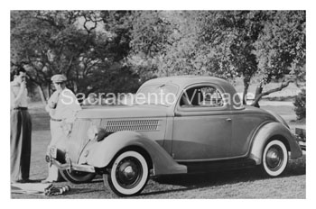 [01936-6] PICTURE-3/W COUPE-GOLF 1936