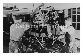 [01940-16] PICTURE-ASSEMBLY LINE ENGINE- FRAME 1940