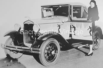 [01930-31-35] PICTURE- CABRIOLET  W/LADY 1931