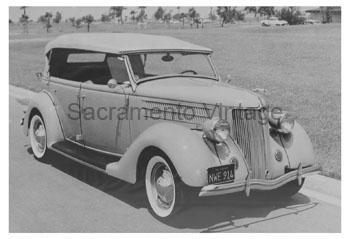 [01936-21] PICTURE-PHAETON,3/4 F/V T/U 1936