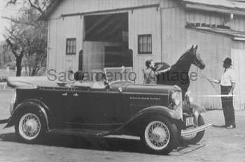 [01932-10] PICTURE-PHAETON,TOP DOWN 1932