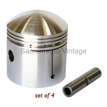 [03409] PISTON SET- STANDARD /  DOME TOP ALUMINUM HIGH COMPRESSION - SPECIAL ORDER-