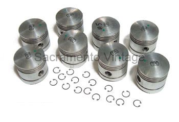 [05366-000] PISTON SET-STANDARD,100HP 1939-53 3-3/16 BORE
