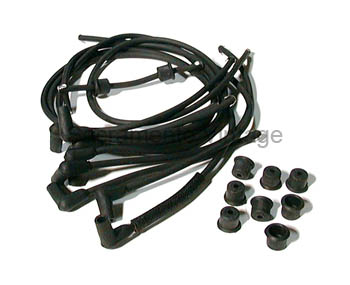 [07870-1] PLUG WIRE SET 8 cyl 1948-53 8 cyl WITH FORD LOGO AND MOLDED PLUG ENDS