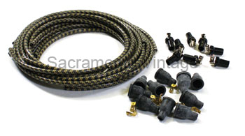 [17115-1-Y] PLUG WIRE SET YELLOW 90 RAJA ENDS 32-53