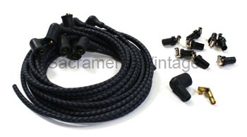 [17116-1-B] PLUG WIRES/90 RAJA/90 DIST blue 1932-53