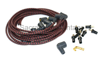 [17116-R] PLUG WIRES/STRAIGHT RAJA/90 DIST. 32-53
