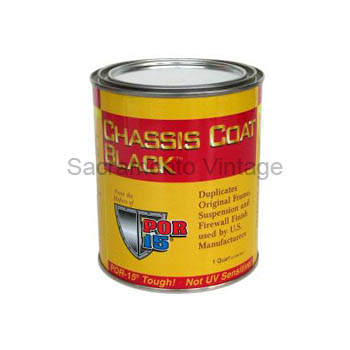 [06726] POR TOP COAT- CHASSIS BLACK- DTM quart DIRECT TO METAL
