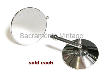 [06934-2] POST MOUNT MIRROR- open / 2in shorter 1932