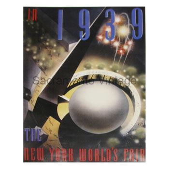 [09640-8] POSTER- 1939 WORLD FAIR