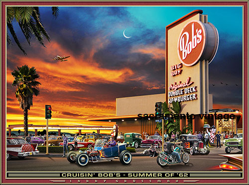 [09847-8] POSTER- KOOKIE CAR - CRANKSHAFT MOTORS 19" X 25"